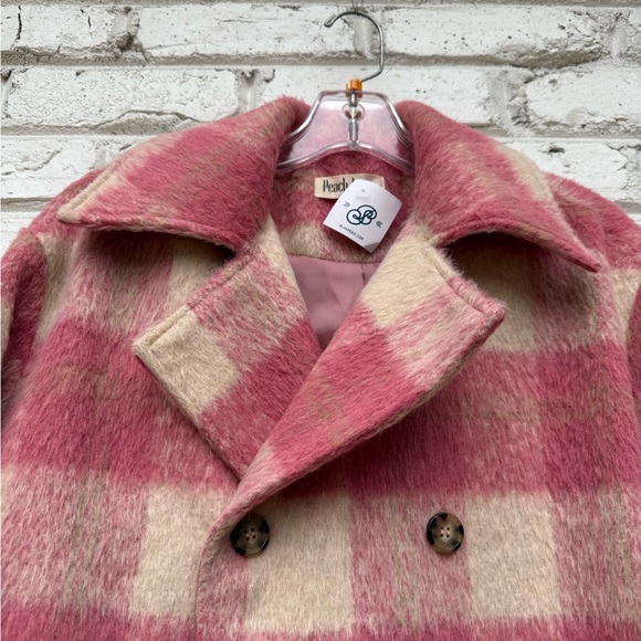 Women’s Peach Love California Wool Blend Pink Coat - New with Tag. Medium - Picture 2 of 15
